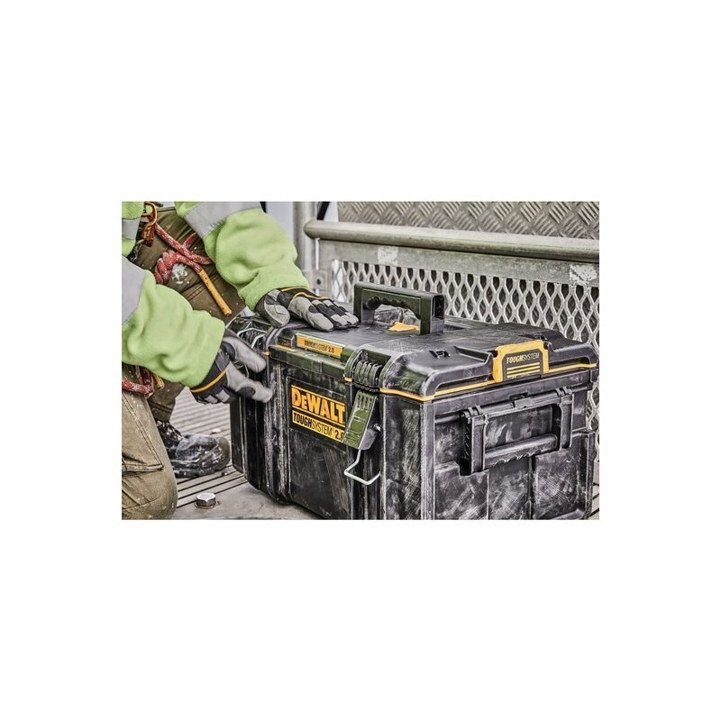 Cassetta porta oggetti attrezzi impilabile TOUGHSYSTEM DEWALT DS300 35L