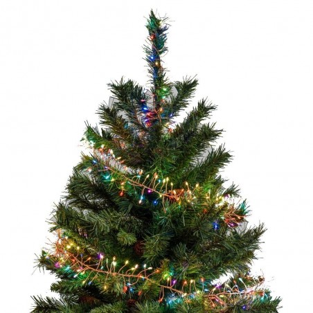 Catena Festone Cluster 600 micro led luci Albero di Natale decorazioni natalizie