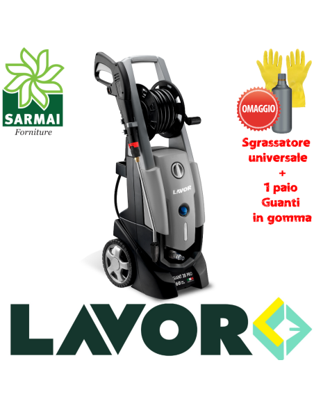 LAVOR IDRO GIANT 28 PRO Idropulitrice ad acqua fredda 160 bar con avvolgitubo