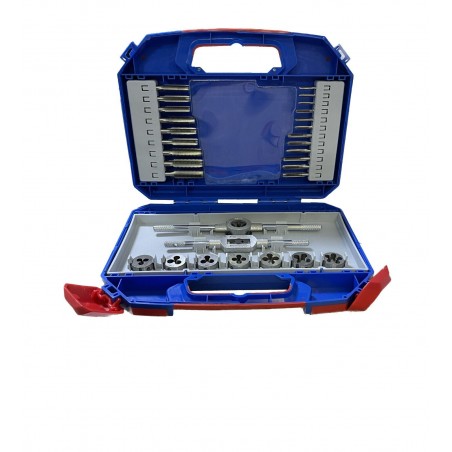 KRINO SET PER FILETTARE MASCHI E FILIERE METRICHE M3 - M12