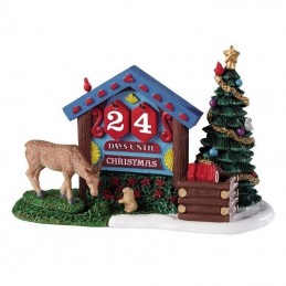 Lemax 93436 Calendario Countdown Al Natale Woodland scena modellismo miniatura