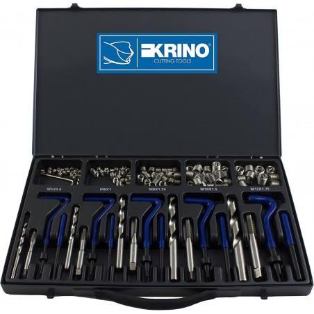 Assortimento per il ripristino delle filettature danneggiate M5-12 Krino 106051
