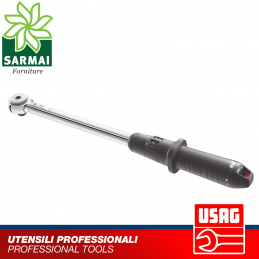 USAG 810 SA CHIAVE DINAMOMETRICA ATTACCO 1/2  A LETTURA DIRETTA CON CRICCHETTO REVERSIBILE CAPACITÀ 60-340 Nm