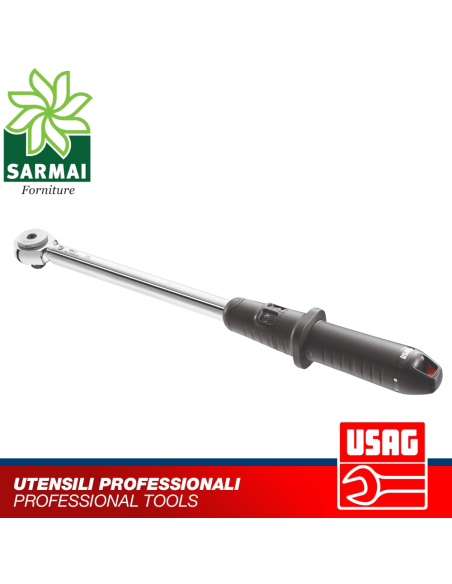 USAG 810 SA CHIAVE DINAMOMETRICA ATTACCO 1/2  A LETTURA DIRETTA CON CRICCHETTO REVERSIBILE CAPACITÀ 60-340 Nm