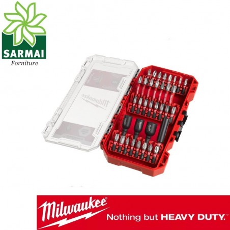 Set inserti Milwaukee punte avvitatori 35 pz shockwave impact duty in custodia