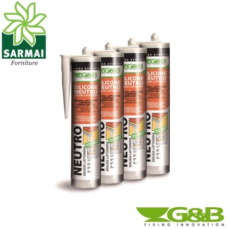 SILICONE NEUTRO EDILIZIA E SERRAMENTI 310 ml COLORE RAME DA 3 A 24 PEZZI G&B