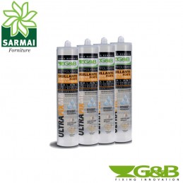 Sigillante adesivo forte trasparente Ultrafix cristallino interno e esterno  G&B