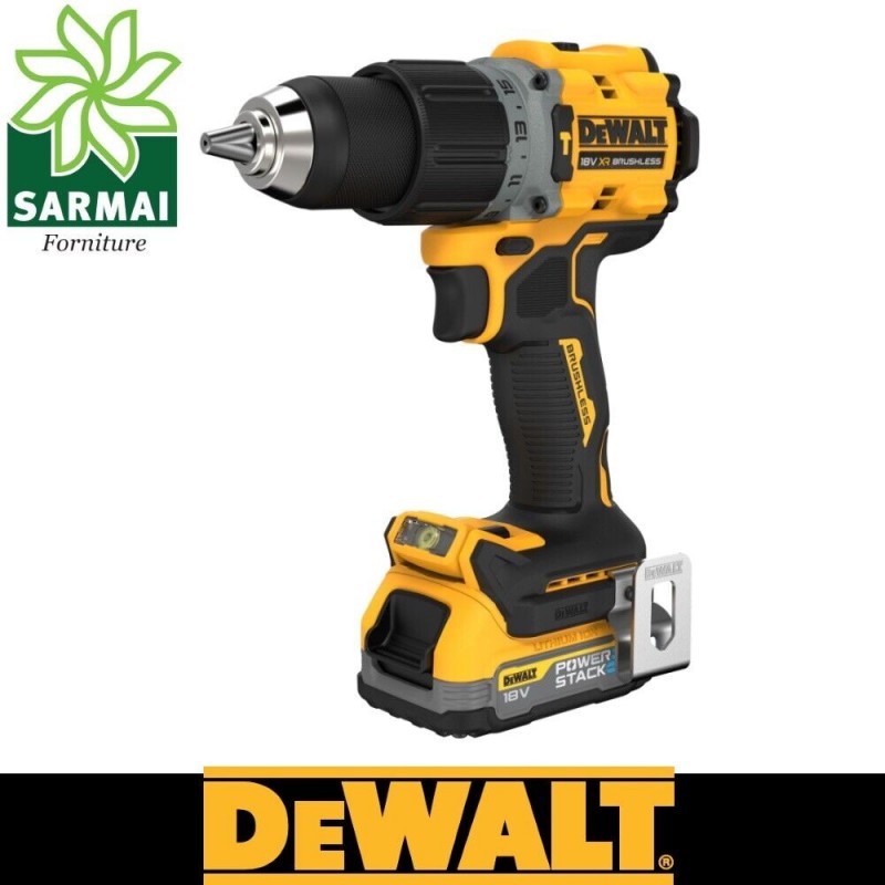 DEWALT DCD805E1T-QW Avvitatore a percussione 18V con 1 batteria Powerstack