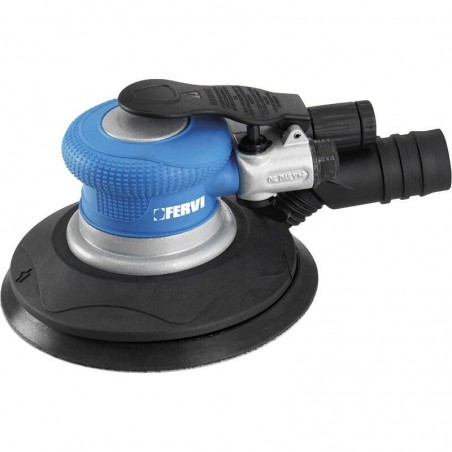 FERVI 0458 Levigatrice pneumatica rotorbitale velocità variabile con aspirazione