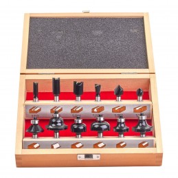 Milwaukee Serie set frese 12 pz smussare scanalatura legno plastica fresatrici