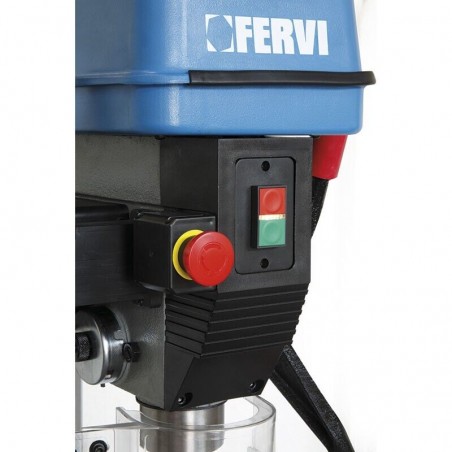 FERVI 0754/230V Trapano a colonna da pavimento con trasmissione a cinghia 230V
