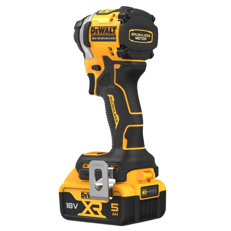AVVITATORE IMPULSI 1/4" 206Nm 2 BATTERIE 18V 5AH COMPATTO XR DEWALT DCF850P2T-QW