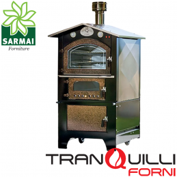 TRANQUILLI FORNI mod. PANDORA Forno a legna da esterno a fuoco indiretto