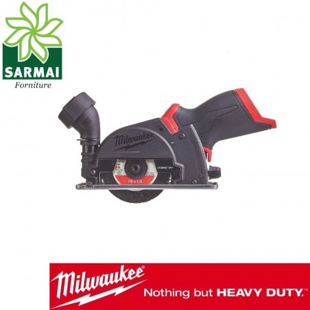 Milwaukee M12 FCOT-0 Smerigliatrice mini troncatrice solo corpo macchina