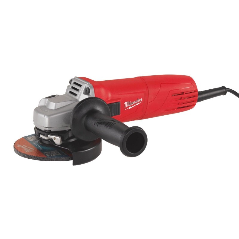 Smerigliatrice elettrica 1000 W disco 125 mm mola piccola Milwaukee AG 10-125 EK