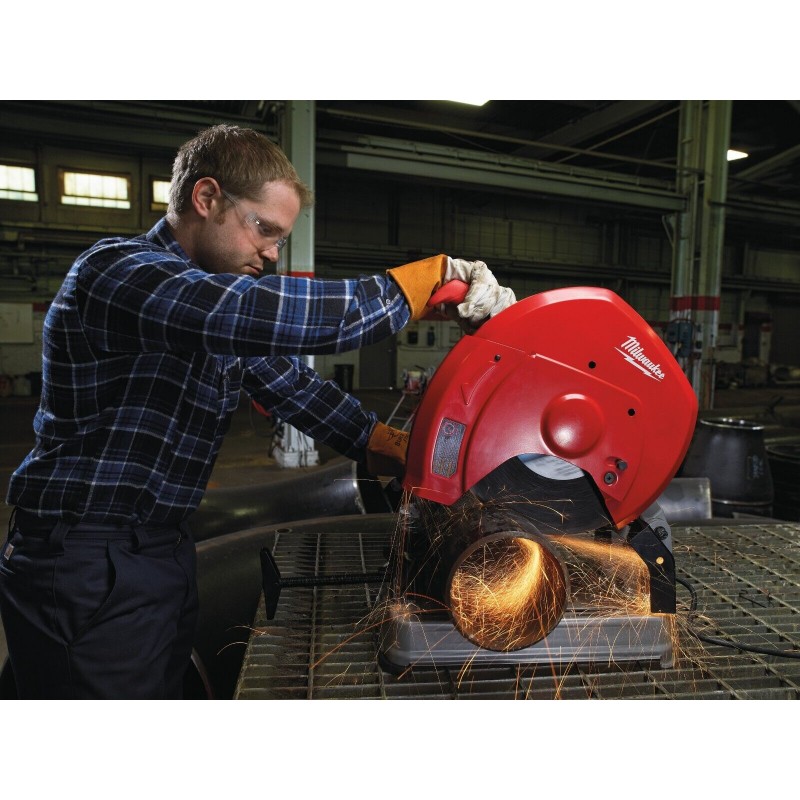 Milwaukee CHS 355 Troncatrice per ferro 2300W Monofase con disco da 355 mm