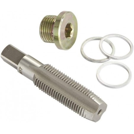 RIPRISTINO FILETTI TAPPI COPPE OLIO FILETTATURA CARTER KIT 64 PZ EXPERT E200236
