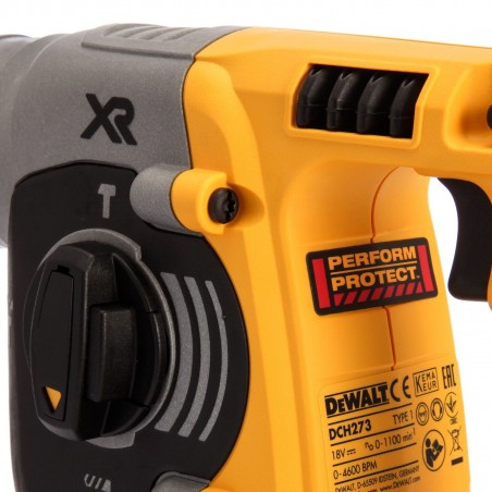 DeWALT DCH273P2T tassellatore SDS-PLUS 18V BRUSHLESS XR kit con 2 batterie 5 Ah