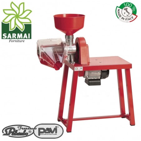 Passapomodoro elettrico con banco Palumbo Pavi TS PLAST spremipomodoro passata