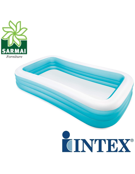 Piscina Gonfiabile Family 58484 rettangolare 3 camere d'aria 305x183 H56 cm