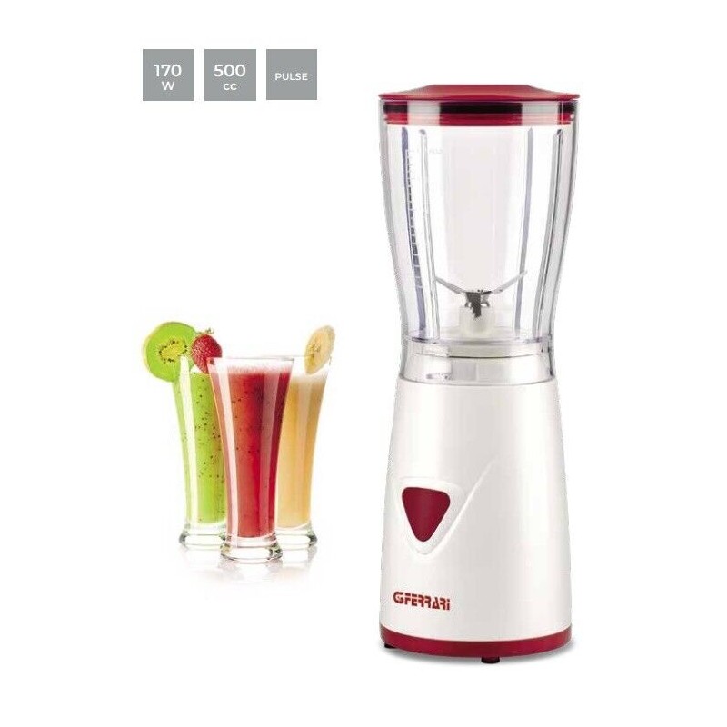 Frullatore Mister Fruit Da Tavolo 0,5Lt 170W Rosso Bianco G3 Ferrari G20073
