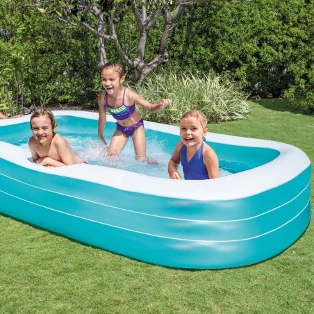 Piscina Gonfiabile Family 58484 rettangolare 3 camere d'aria 305x183 H56 cm