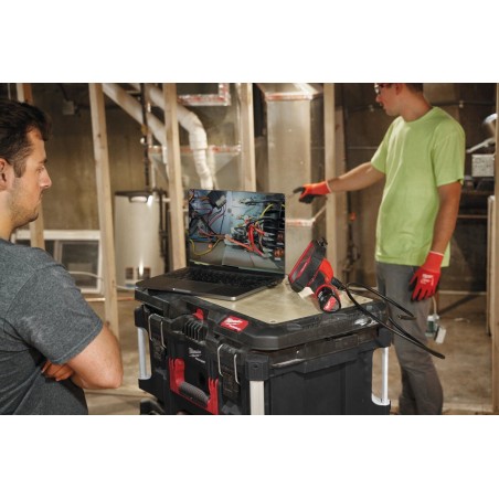 MILWAUKEE AIC2 Telecamera per ispezione cavo da 1,2 m alcalina display LCD