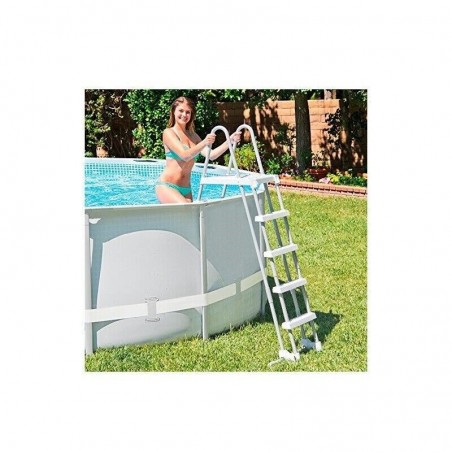 INTEX SCALETTA PISCINA FUORITERRA SCALA DI SICUREZZA 4+4 GRADINI 132 cm 28077