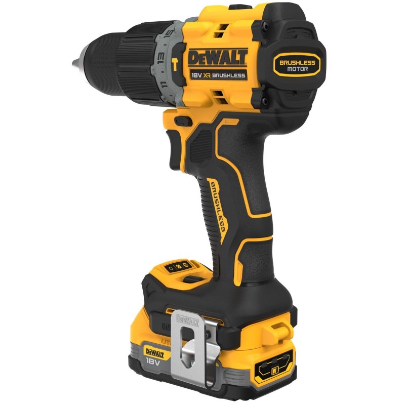 Avvitatore a percussione 18V 2 batterie POWERSTACK 5 Ah DEWALT DCD805H2T