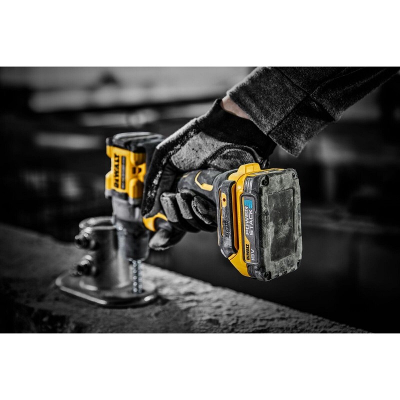 Avvitatore a percussione 18V 2 batterie POWERSTACK 5 Ah DEWALT DCD805H2T
