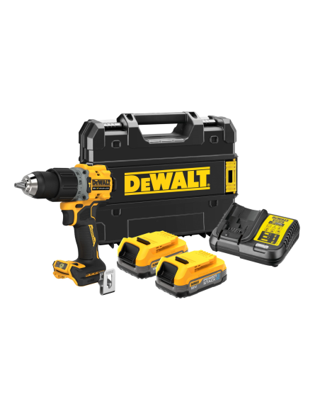Avvitatore a percussione 18v 2 batteria powerstack DEWALT DCD805E2T-QW