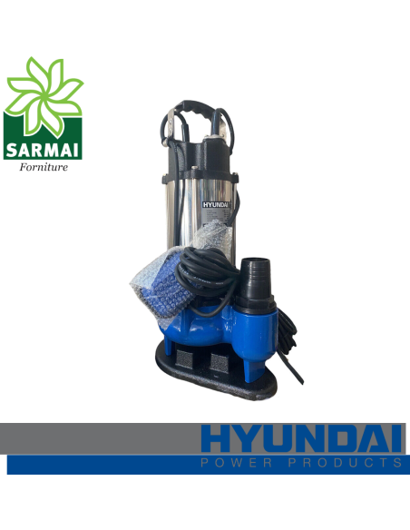 POMPA SOMMERSA ACQUE SPORCHE NERE TRITURATRICE SOMMERGIBILE INOX HYUNDAI 35620