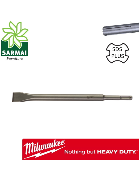 MILWAUKEE 4932339626 SCALPELLO PIATTO SDS-PLUS AUTOAFFILANTE PROFESSIONALE