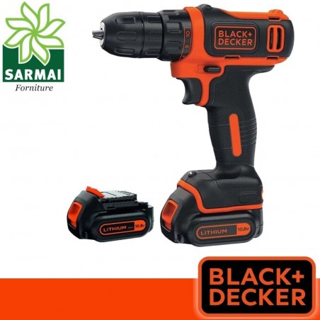 Trapano Avvitatore 11 posizione frizione 10.8 V BLACK & DECKER BDCDD12B-QW