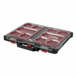 Milwaukee 4932471064 packout valigetta Organiser slim con contenitori rimovibili