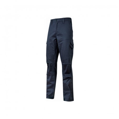 Pantaloni da Lavoro Multitasche Mod. Guapo 100%  Cotone U POWER  Weatlake Blue