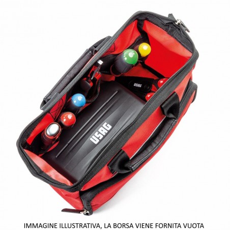 BORSA VALIGIA PORTAUTENSILI PORTA ATTREZZI (VUOTA) 8LT PORTATA 9KG USAG 007 FLV