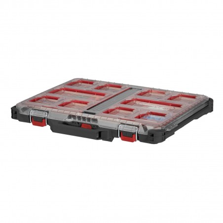 Milwaukee 4932471064 packout valigetta Organiser slim con contenitori rimovibili