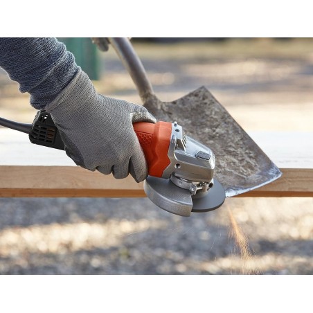 SMERIGLIATRICE ANGOLARE 115 mm FLEX BLACK + DECKER BEG110K  750W ANTI RIAVVIO