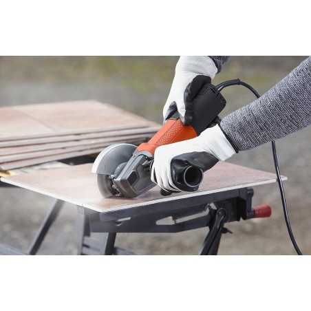 SMERIGLIATRICE ANGOLARE 115 mm FLEX BLACK + DECKER BEG110K  750W ANTI RIAVVIO