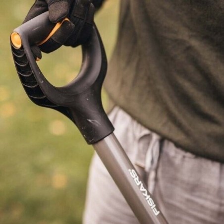 Fiskars 1066708 Vanga a punta Ergonomic badile multiuso ultra leggero in acciaio