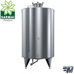 BOTTE PER VINO OLIO CONTENITORE PER ALIMENTI ACCIAIO INOX AISI 304 LT 550