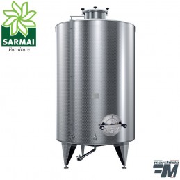 BOTTE PER VINO OLIO CONTENITORE PER ALIMENTI ACCIAIO INOX AISI 304 LT 550 / 1000