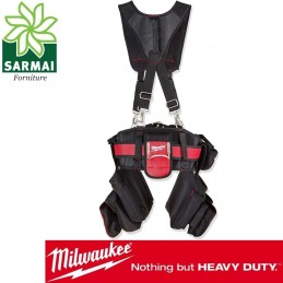 MILWAUKEE CINTURA DA LAVORO CON IMBRACATURA PORTA UTENSILI ELETTRICISTA EDILIZIA
