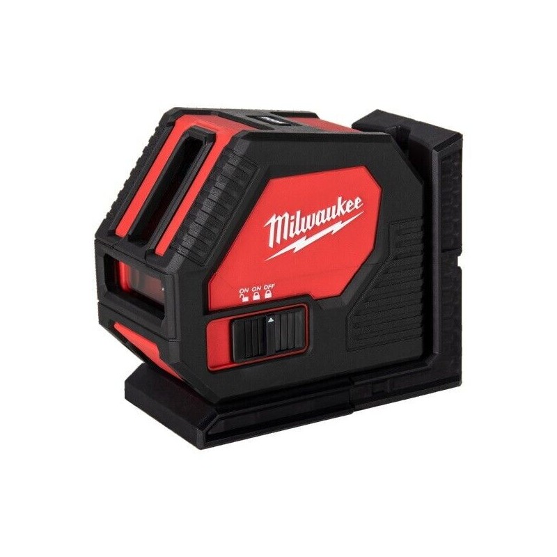 Milwaukee CLL-C Livella Laser verde 2 linee a batteria con valigetta e clip aggancio