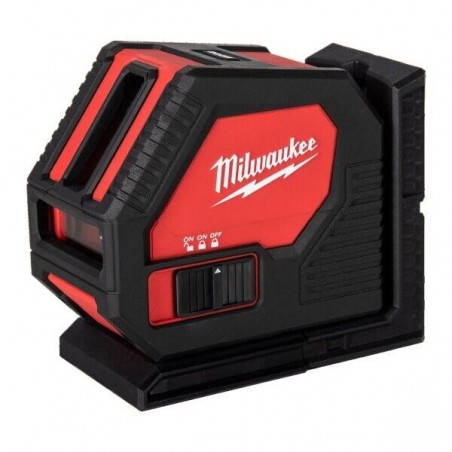 Milwaukee CLL-C Livella Laser verde 2 linee a batteria con valigetta e clip aggancio