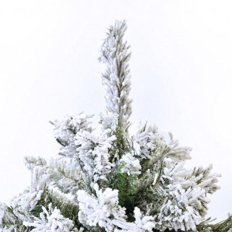 Albero di Natale REALISTICO DENZEL INNEVATO SUPER FOLTO PVC 180 210 240 270 BUD