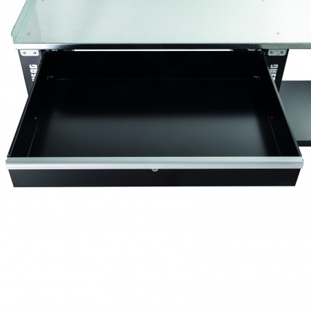 USAG 506 TAC 2000 BANCO BANCONE TAVOLO DA LAVORO PIANO IN ACCIAIO 200X70XH 86 CM