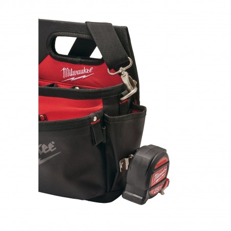 BORSA PORTAUTENSILI APERTA PORTA ATTREZZI TRACOLLA ELETTRICISTA MILWAUKEE