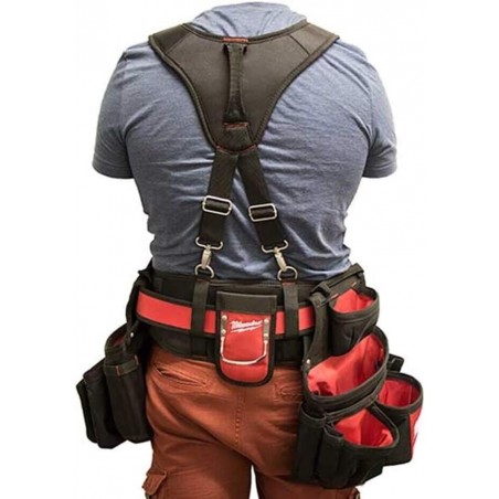 MILWAUKEE CINTURA DA LAVORO CON IMBRACATURA PORTA UTENSILI ELETTRICISTA EDILIZIA